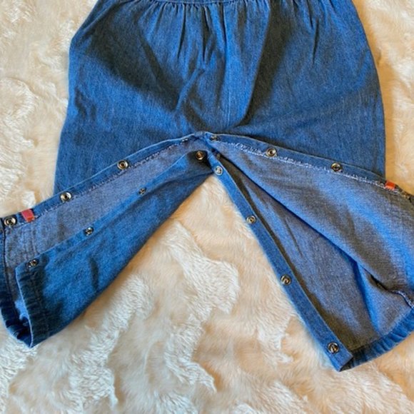 - Krickets Blue Denim Overalls Baby Size 24 MTHS Vintage Canadian Made - Picture 10 of 13